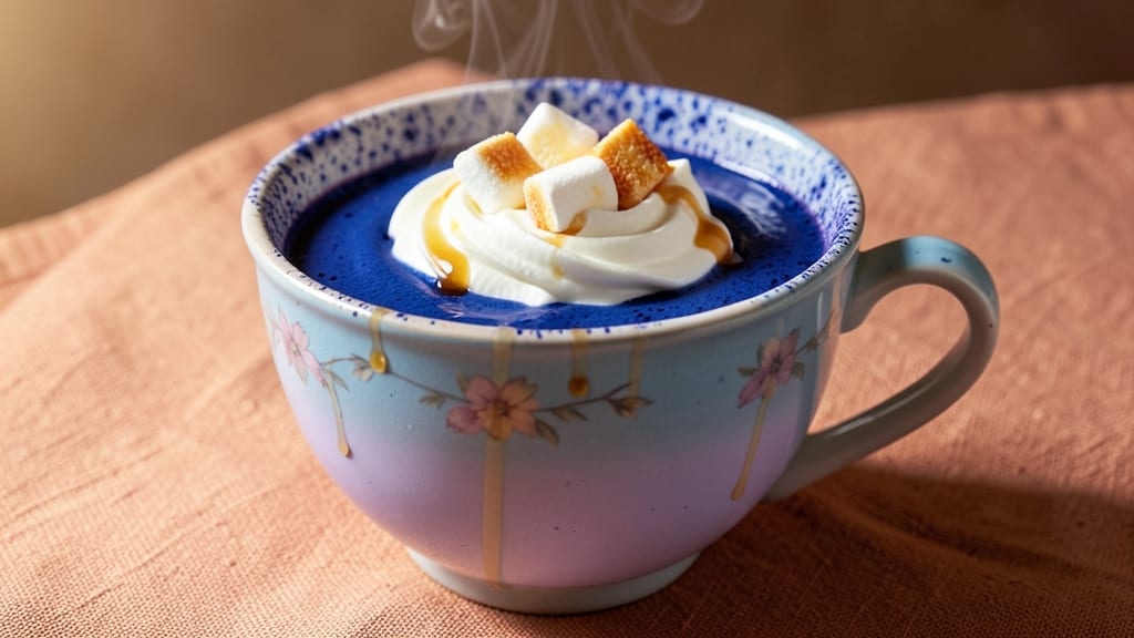 Blue Hot Chocolate Recipe: Vibrant Blueberry Swirl With Creamy Depth