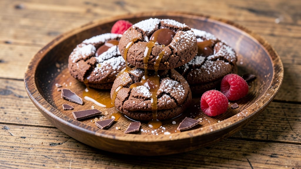 Bittersweet Chocolate Rustica Cookies Recipe: Crispy Edges and Fudgy Cocoa Hearts