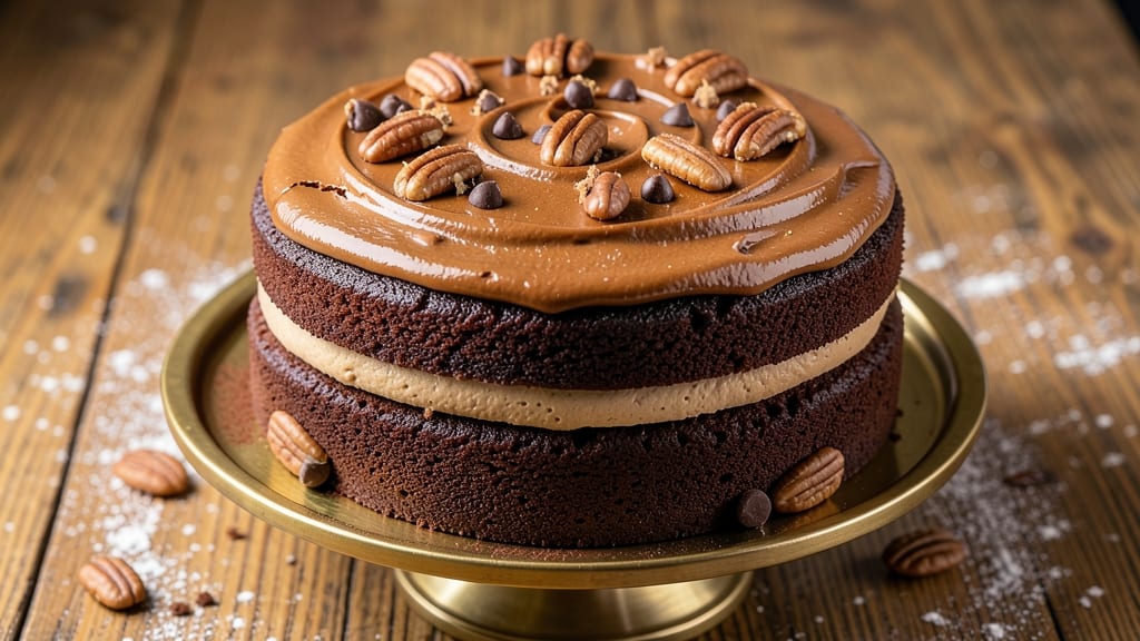 Best German Chocolate Cake Recipe Ever from Scratch: From-Scratch Pecan-Crusted Moisture Locked in Layers