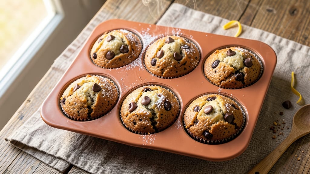 Cappuccino Chocolate Chip Muffins Recipe: Coffee-Infused Bites With Melty Chunks