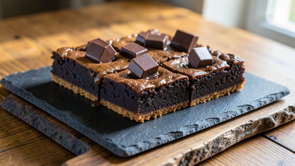 Brownie Recipe With Chocolate Squares: Fudgy Cracks and Crunchy Chunks in One Bite