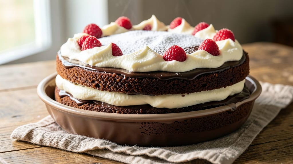 Best Chocolate Cake With Vanilla Buttercream Frosting Recipe: Moist Layers and Pillowy Vanilla Swirls