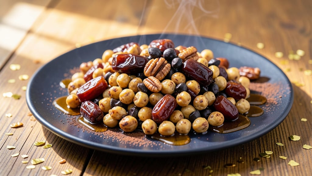 Chickpea and Chocolate Recipe: Crunchy Nutty Bars With Melty Rivers