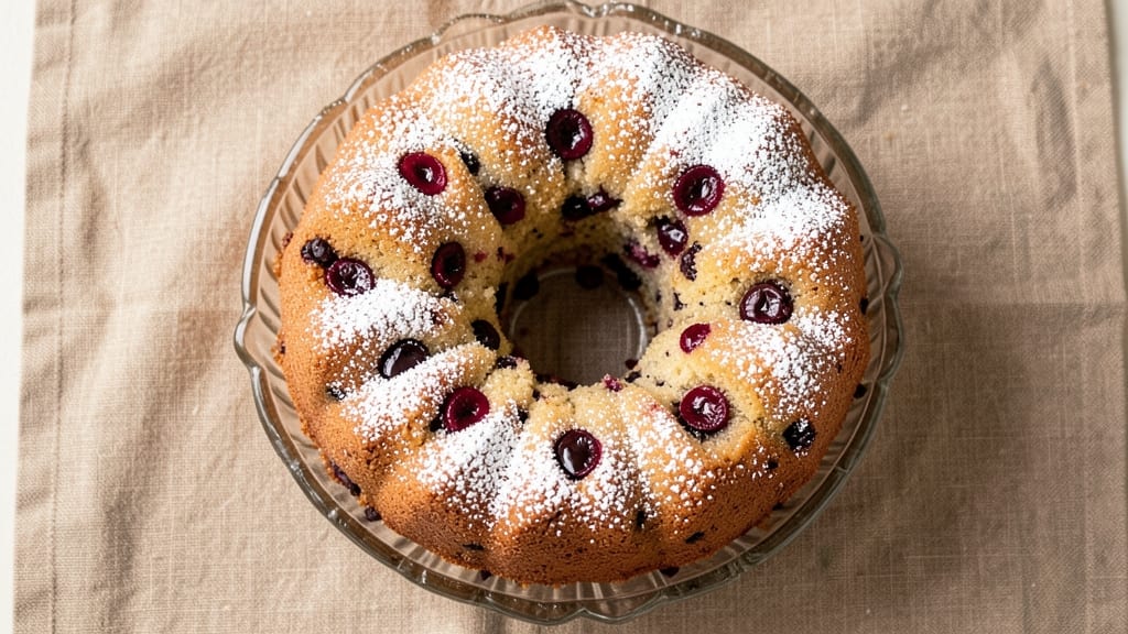 Cherry Chocolate Chip Bundt Cake Recipe: Swirled Chocolate Rivers and Juicy Cherries in Every Slice