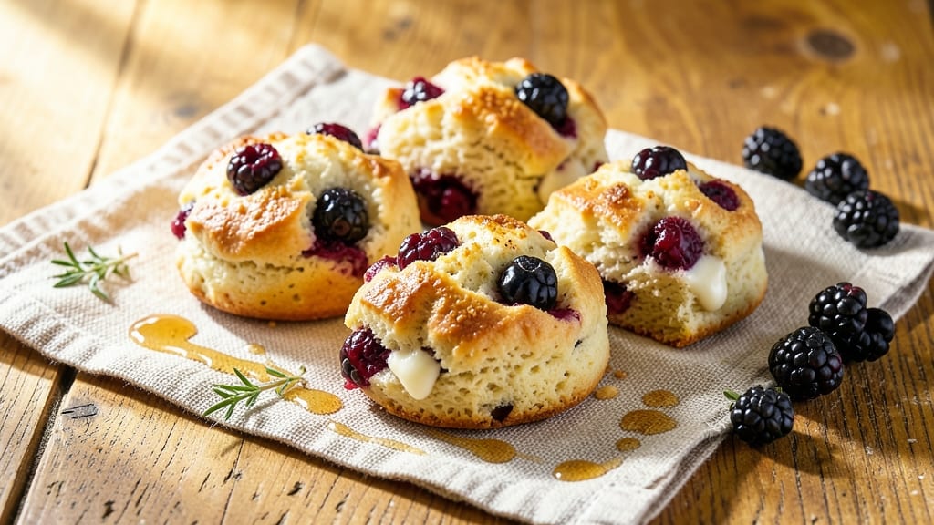 Blackberry White Chocolate Scones Recipe: Jammy Berries and Melty Chunks in One Bite