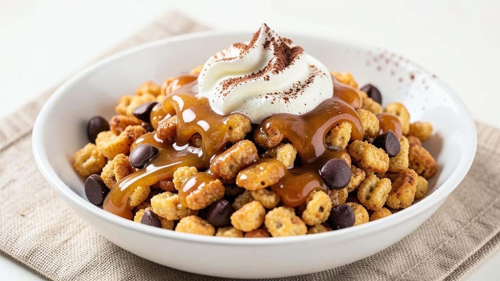 Caramel Chocolate Chex Recipe: Crunchy Clusters with Molten Caramel Rivers
