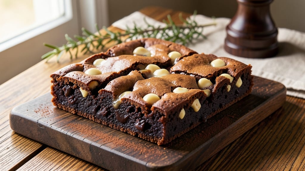Brownie Recipe With White Chocolate Chips: Triple-Layered Crunch and Melty Streaks