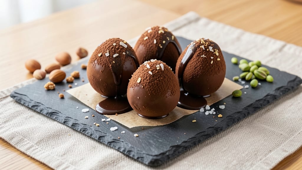 Best Chocolate Truffle Recipe Ever: Triple-Layered Crunch With Molten Ganache Hearts
