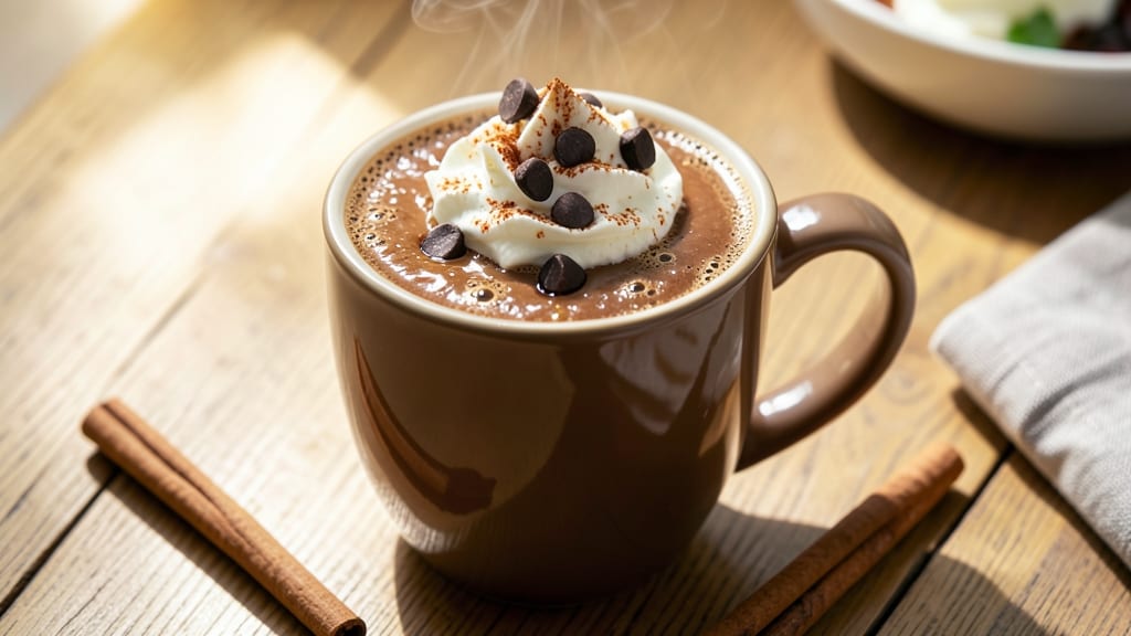 Café-Style Hot Chocolate Recipe: Velvety Foam and Spiced Depth