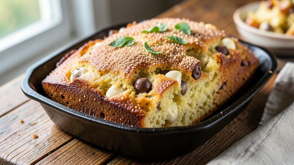 Banana Bread Recipe With White Chocolate Chips: Fudgy Cracks and Buttery Swirls