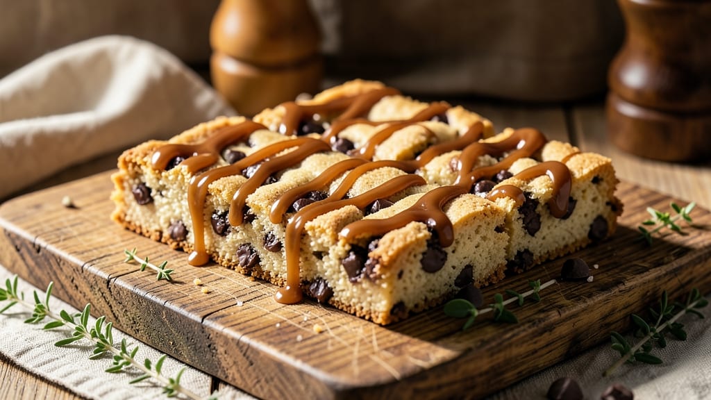 Caramel Chocolate Chip Cookie Bars Recipe: Triple-Layered Crunch With Gooey Caramel Streaks
