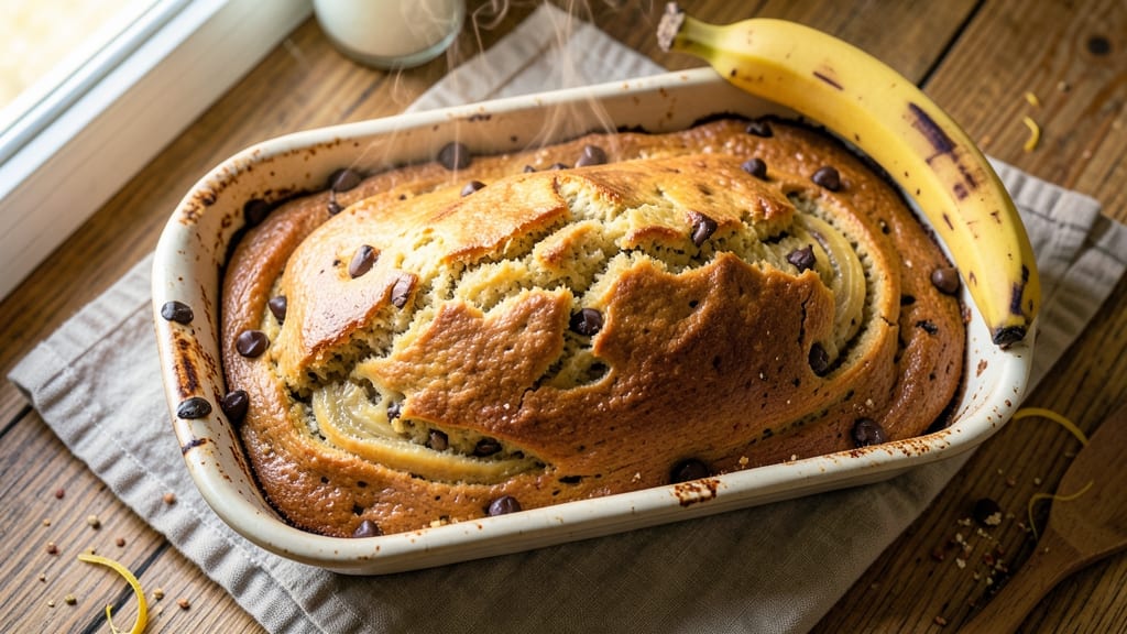 Banana Bread Recipe With Buttermilk And Chocolate Chips: Buttermilk-Moist Crumb With Fudgy Chips Every Bite