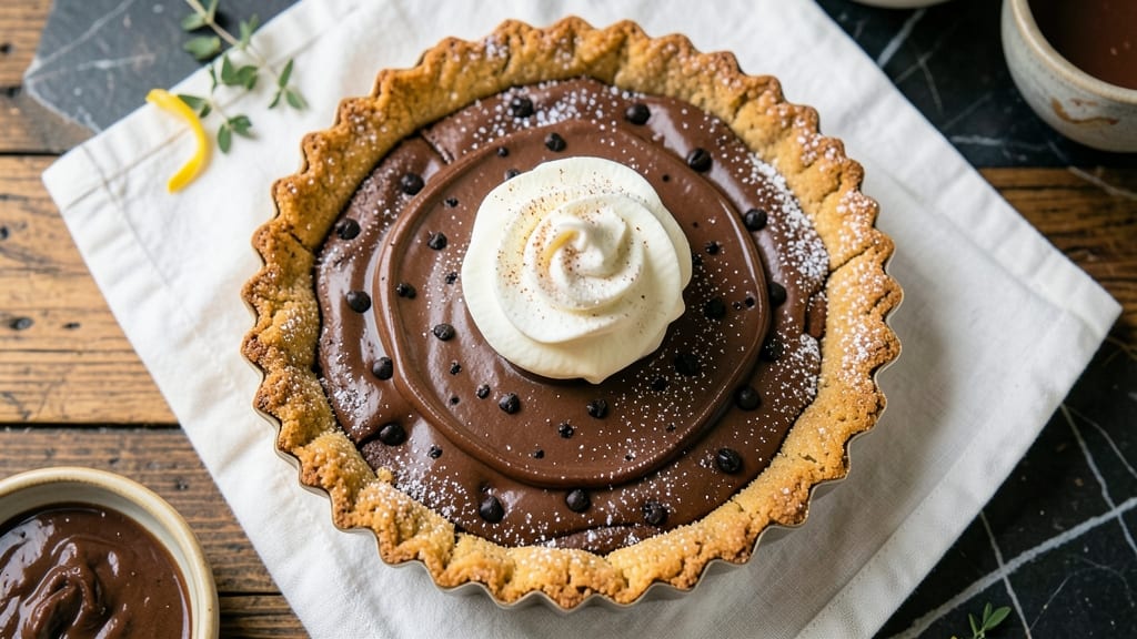 Baked Chocolate Tart Recipe: Crisp Shell Holds Molten Ganache Rivers