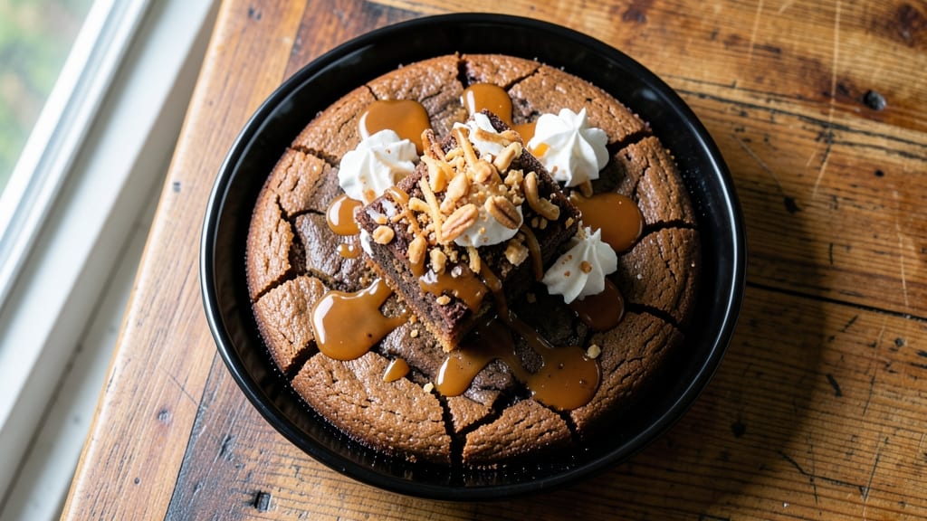 Caramel Brownie Recipe with German Chocolate Cake: Fudgy Base with Pecan-Caramel Swirls