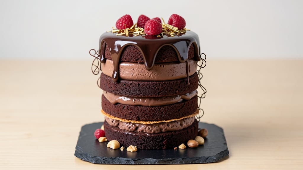 Cheesecake Factory Chocolate Tower Truffle Cake Copycat Recipe: Molten Ganache Rivers Over Crispy Cookie Crust