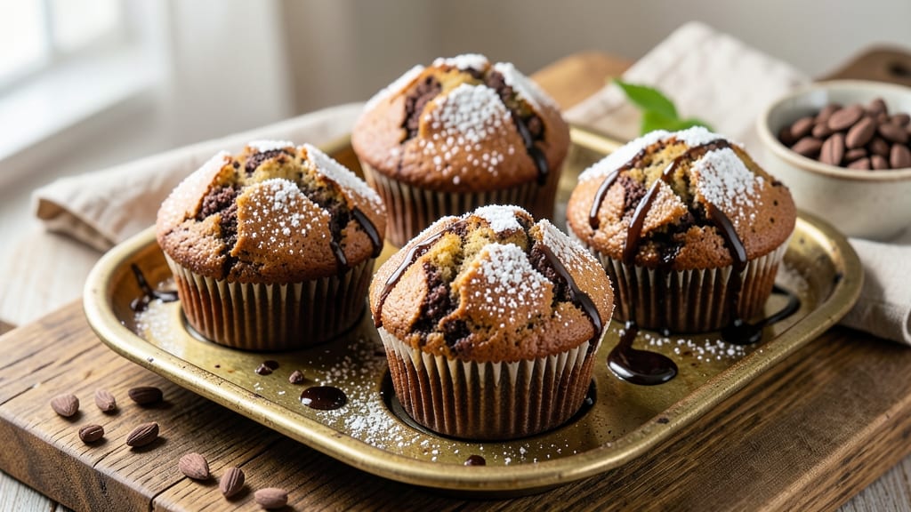Bakery-Style Chocolate Muffins Recipe: Deep Cocoa Crunch With Buttery Layers